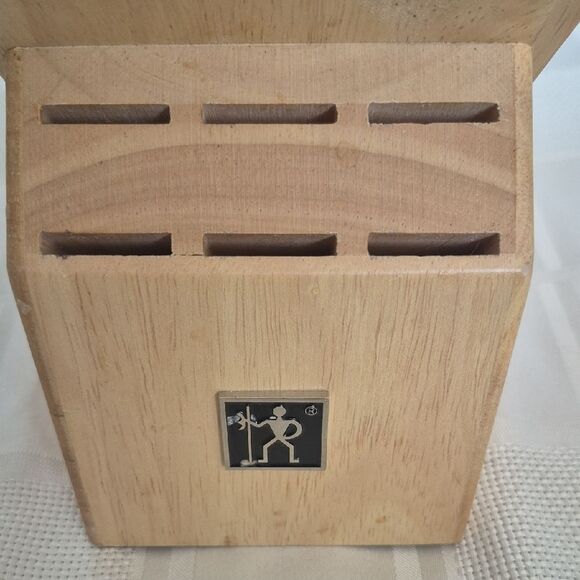Henckels Wooden Knife Block 13 Slots by Natural Brown - Picture 11 of 16